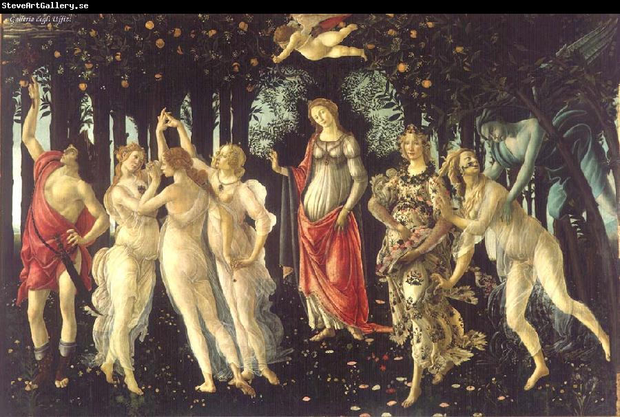 BOTTICELLI, Sandro La Primavera, Allegory of Spring